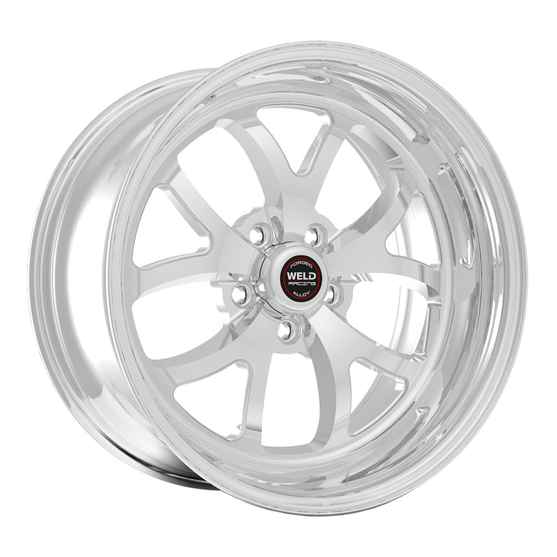 Weld S76 20x7 / 5x115mm BP / 4.3in. BS (+8 Offset) Polished Wheel Wheels - Forged Weld