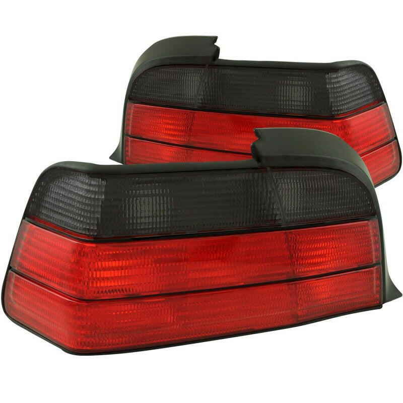 ANZO 1992-1998 BMW 3 Series E36 Coupe/Convertible Taillights Red/Smoke Tail Lights ANZO