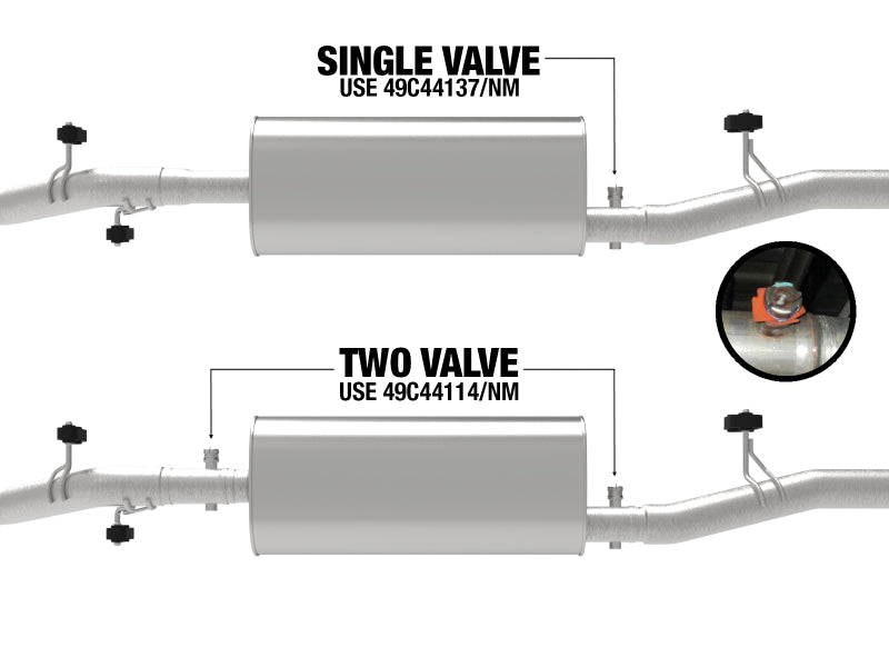 aFe Apollo GT Series 3in 409 SS Muffler Delete Pipe 2019 GM Silverado/Sierra 1500 V8-6.2L Catback aFe