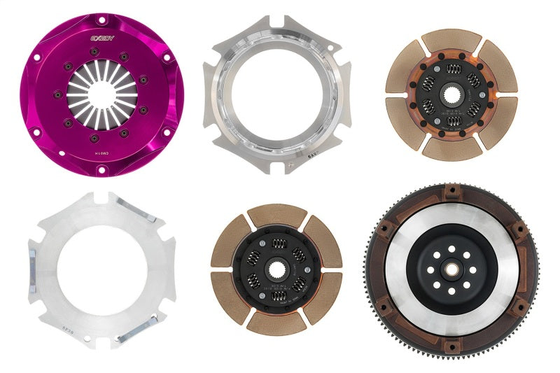 Exedy 1999-2002 Nissan Silvia L4 Hyper Twin Cerametallic Clutch Sprung Center Disc Clutch Kits - Multi Exedy