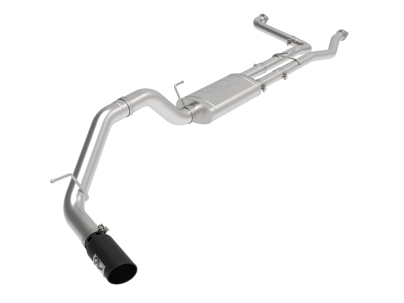 aFe MACHForce XP Exhausts Cat-Back SS-409 Nissan Titan XD 16-19 V8-5.6L - Black Catback aFe