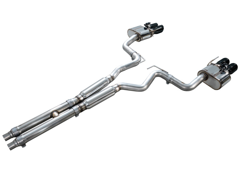 AWE Tuning 18-23 S550 Mustang GT SwitchPath Exhaust - Diamond Black Tips Catback AWE Tuning
