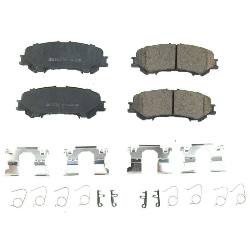Power Stop 17-19 Nissan Titan Rear Z17 Evolution Ceramic Brake Pads w/Hardware Brake Pads - OE PowerStop