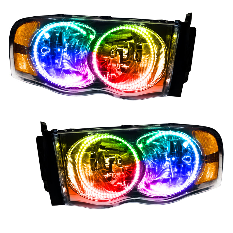 Oracle 02-05 Dodge Ram SMD HL - ColorSHIFT w/ BC1 Controller Headlights ORACLE Lighting