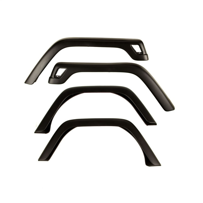 Omix 4-Piece Fender Flare Kit- 97-06 Jeep Wrangler Fender Flares OMIX