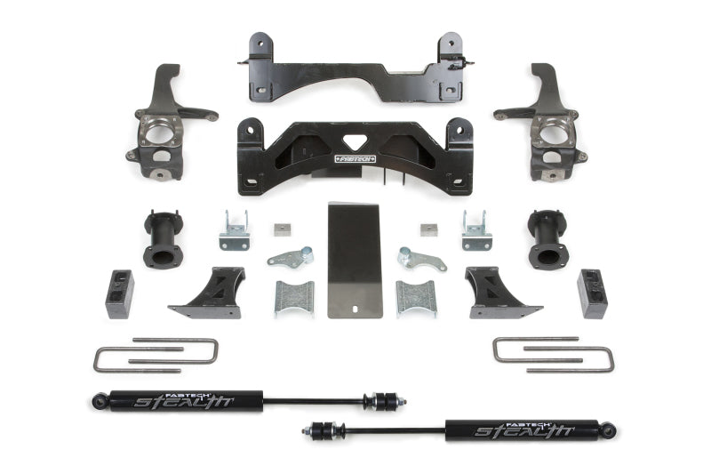 Fabtech 16-21 Toyota Tundra 2WD/4WD 6in Basic Sys w/C/O Spacers & Stealth Rr Lift Kits Fabtech