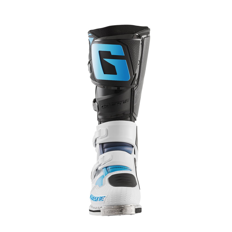 Gaerne SG12 Limited Edition Boot Black/White/Carolina Blue - Size 9 Motorcycle Boots Gaerne