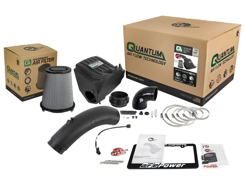 aFe Quantum Cold Air Intake System w/ Pro Dry S Media 15-19 Ford F-150 V8-5.0L Cold Air Intakes aFe