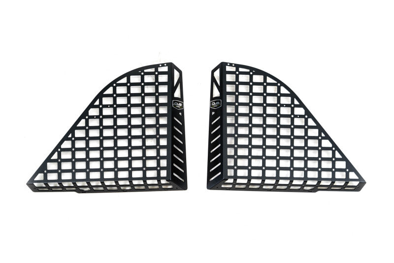 DV8 Offroad 18-25 Jeep Wrangler (JL) 4-Door Rear Window Pocketed Molle Panels Exterior Trim DV8 Offroad