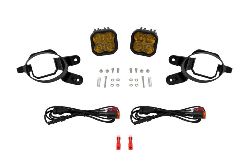 Diode Dynamics 10-13 Lexus IS250C SS3 LED Fog Light Kit (3000K) Pro Yellow SAE Fog - Yellow Fog Lights Diode Dynamics