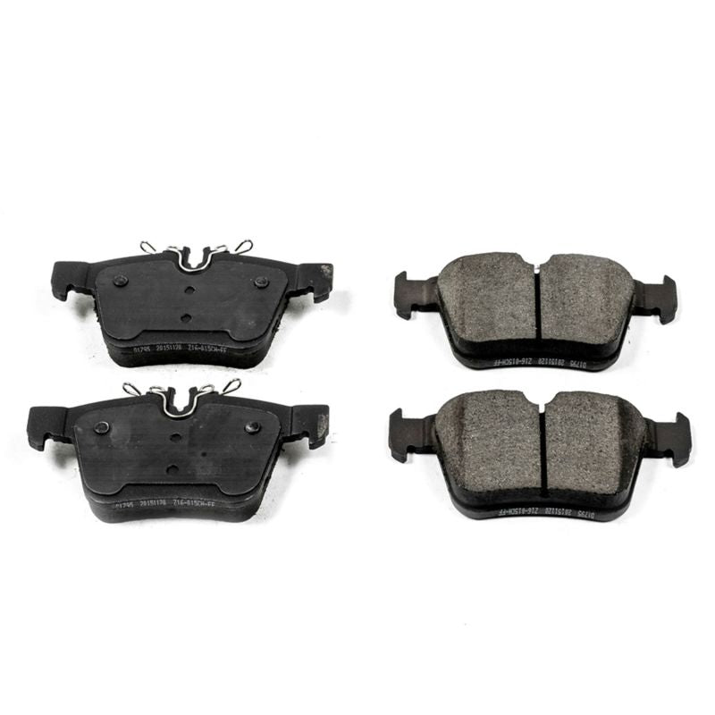 Power Stop 15-19 Mercedes-Benz C300 Rear Z16 Evolution Ceramic Brake Pads Brake Pads - OE PowerStop