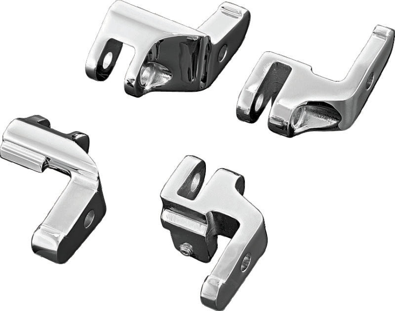 Kuryakyn Floorboard Relocator Brackets 97-16 Touring Chrome Brackets Kuryakyn