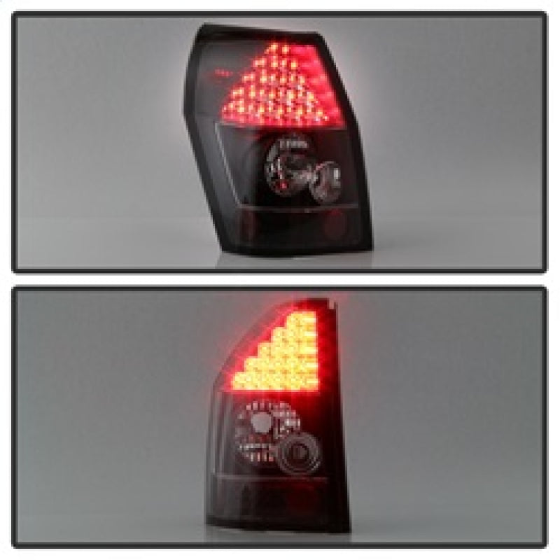 Spyder Dodge Magnum 05-08 LED Tail Lights Black ALT-YD-DMAG05-LED-BK Tail Lights SPYDER