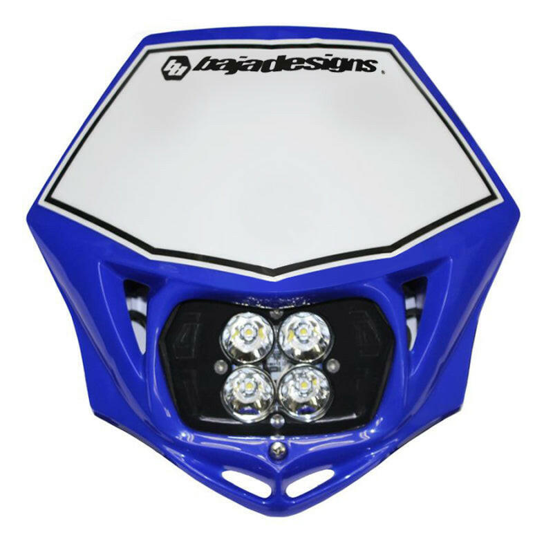 Baja Designs Motorcycle Race Light LED AC Blue Squadron Sport Light Bars & Cubes Baja Designs