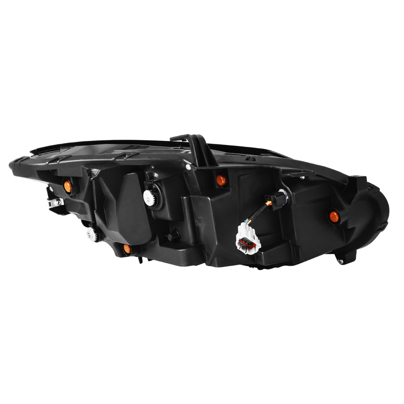 AlphaRex 23-24 Nissan Z NOVA-Series LED Projector Headlights Black w/Activation Light & Seq.Sig Headlights AlphaRex