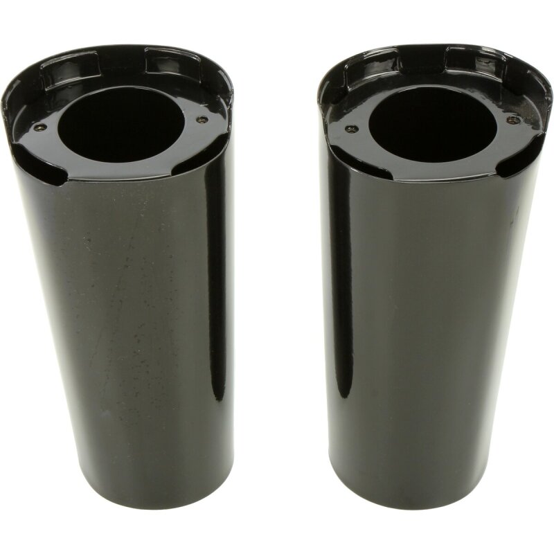 Bikers Choice 14-Up Touring Black +2 Inch Fork Tube Covers Pr Fork Assemblies Bikers Choice