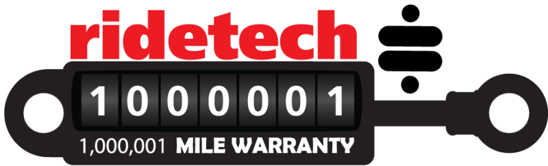 Ridetech HQ Series Shock Single Adjustable 8.35in Stroke Stud/T-Bar Mounting 12.55in x 20.9in Shocks and Struts Ridetech