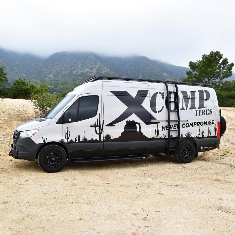 Westin 07-23 Mercedes-Benz Sprinter w/ 144in. Wheelbase Outlaw Nerf Step Bars - Textured Black Nerf Bars Westin