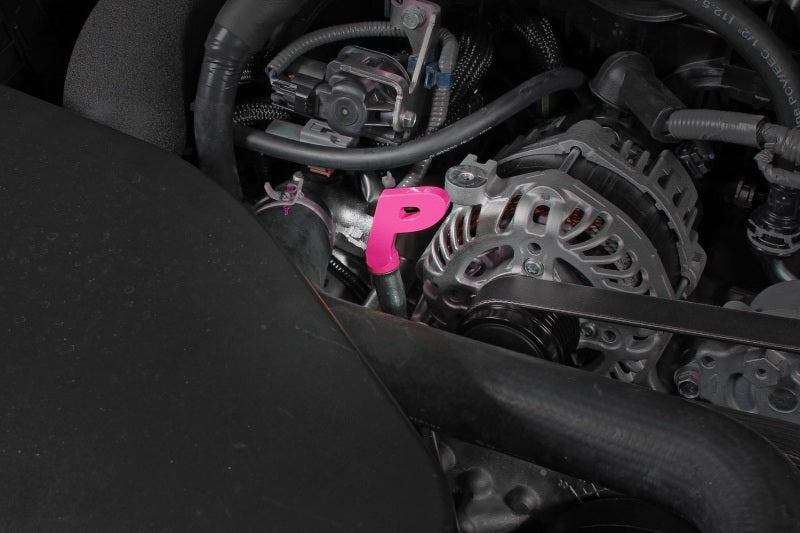 PERRIN 15-25 Subaru WRX & 13-25 BRZ/FR-S/86/GR86 Dipstick Handle P Style - Hyper Pink Dipsticks Perrin Performance