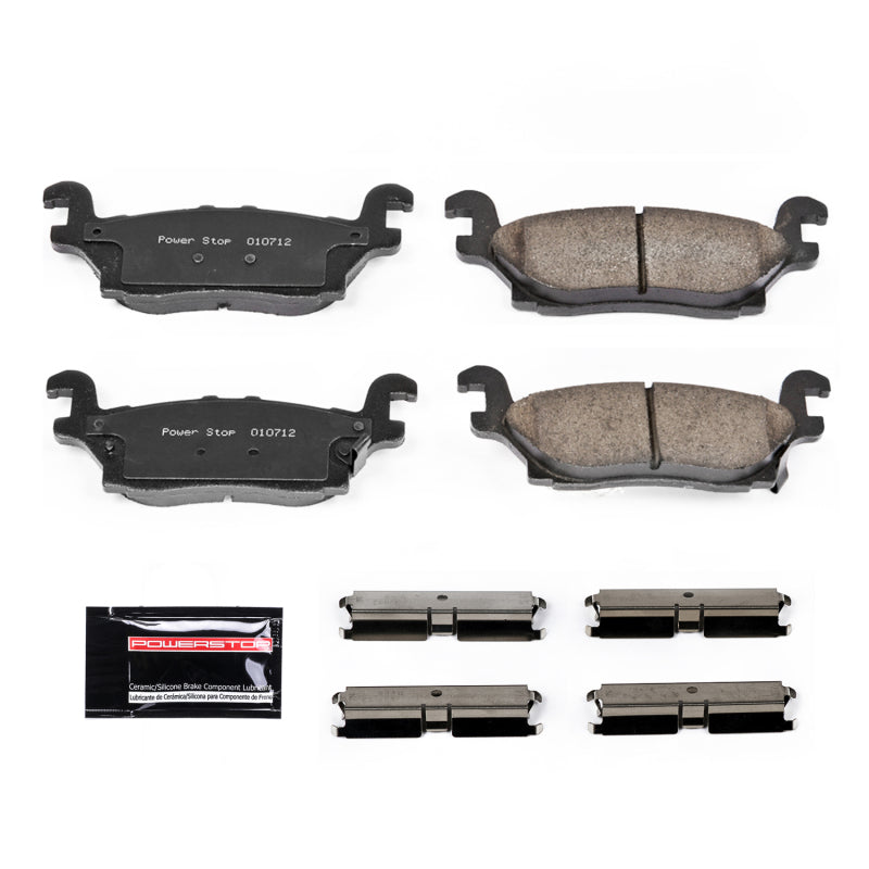 Power Stop 06-10 Hummer H3 Rear Z23 Evolution Sport Brake Pads w/Hardware Brake Pads - Performance PowerStop