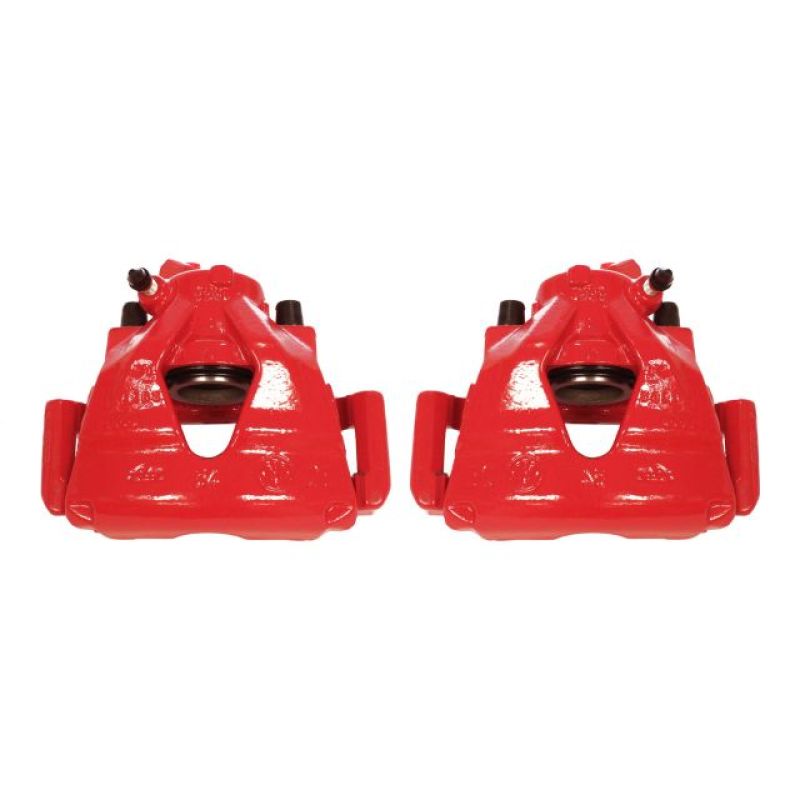 Power Stop 99-10 Volkswagen Beetle Front Red Calipers w/Brackets - Pair Brake Calipers - Perf PowerStop