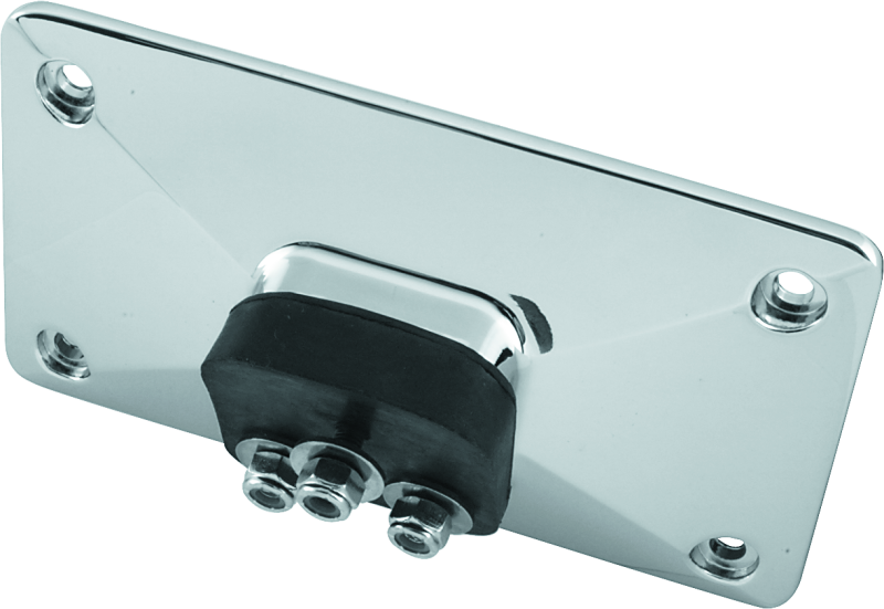Bikers Choice 55-99 Chrome Pyramid License Plate Bracket 3 Bolt Style License Plates Bikers Choice