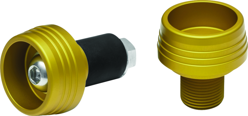 Kuryakyn Lodestar Front Axle Slider Gold Hardware - Singles Kuryakyn