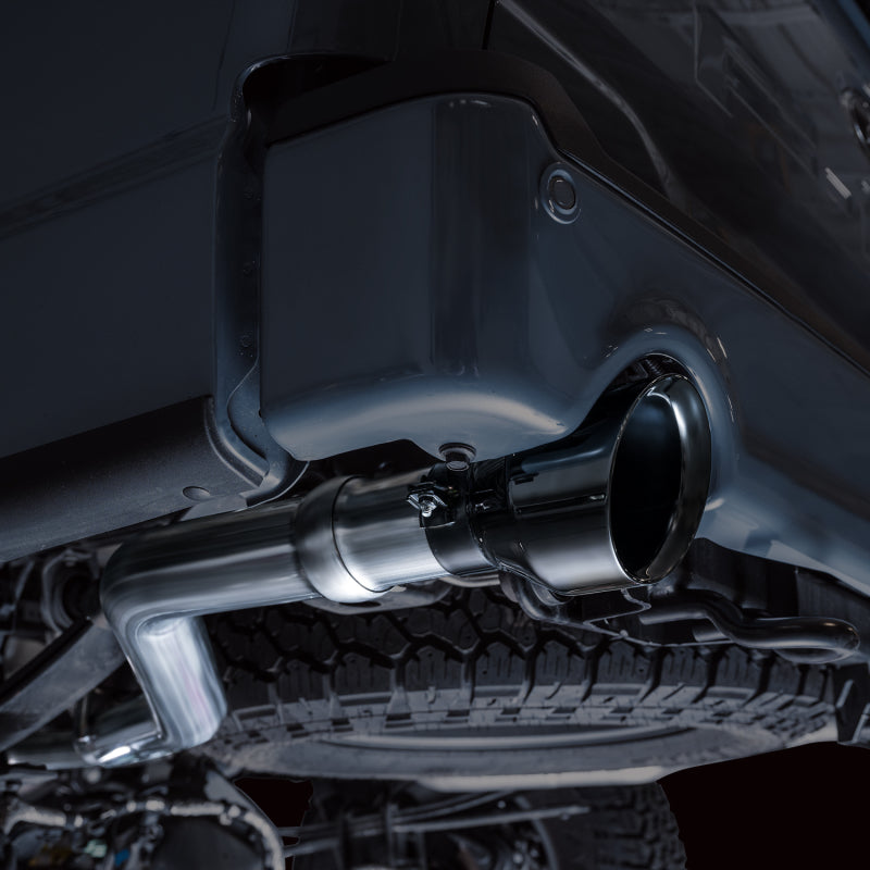 AWE Tuning 2021+ Ford F-150 Tremor (w/ Bumper Cutouts) 0FG Resonated Cat-Back - Diamond Black Tips Catback AWE Tuning
