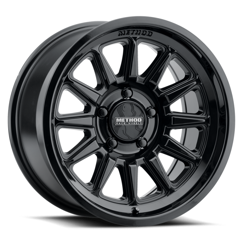 Method MR323 17x8.5 / 8x6.5 BP / 0ET / 4.72in BS / 130.81mm CB - Gloss Black Wheel Wheels - Cast Method Wheels