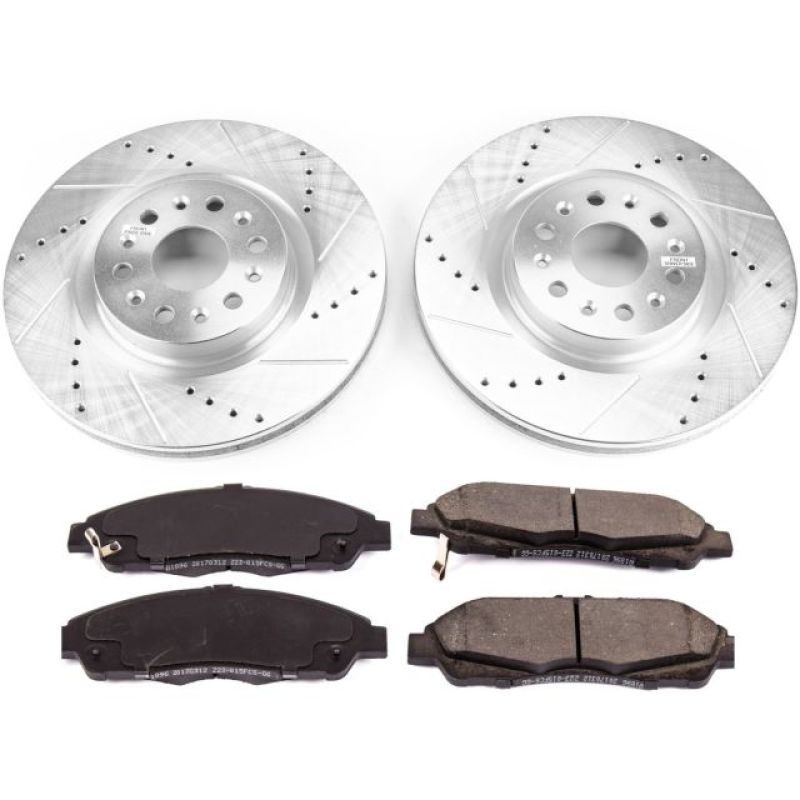Power Stop 17-18 Cadillac XT5 Front Z23 Evolution Sport Brake Kit Brake Kits - Performance D&S PowerStop