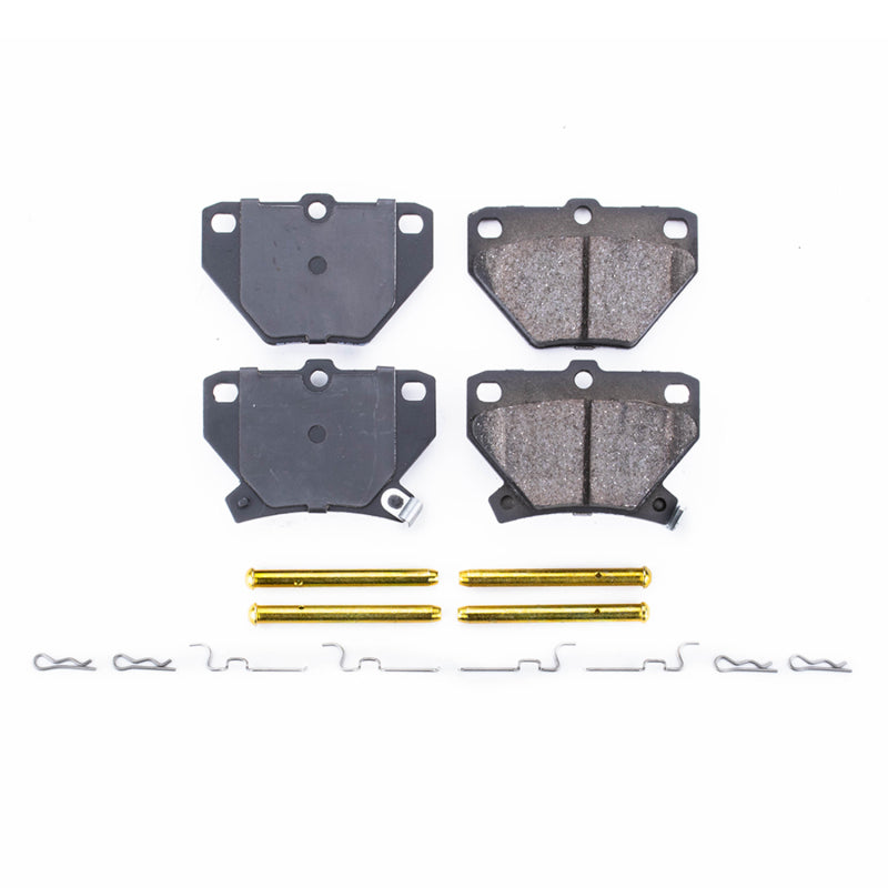 Power Stop 03-06 Pontiac Vibe Rear Z17 Evolution Ceramic Brake Pads w/Hardware Brake Pads - OE PowerStop