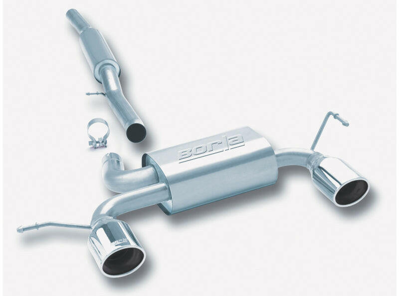 Borla 01-06 Audi TT Quattro 1.8T 225HP MT AWD 2dr Single Split Rear Exit SS Catback Exhaust Catback Borla