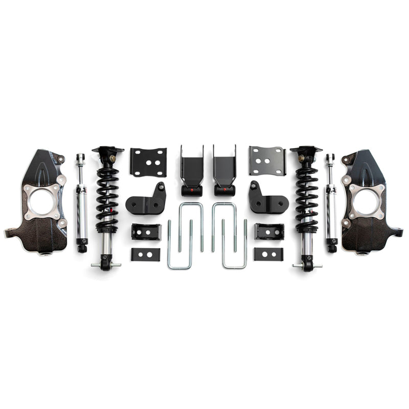 QA1 21-25 Ford F150 4WD Single Adjustable Lowering Kit w/ Spindles - 3.5-5.5in Lowering Kits QA1