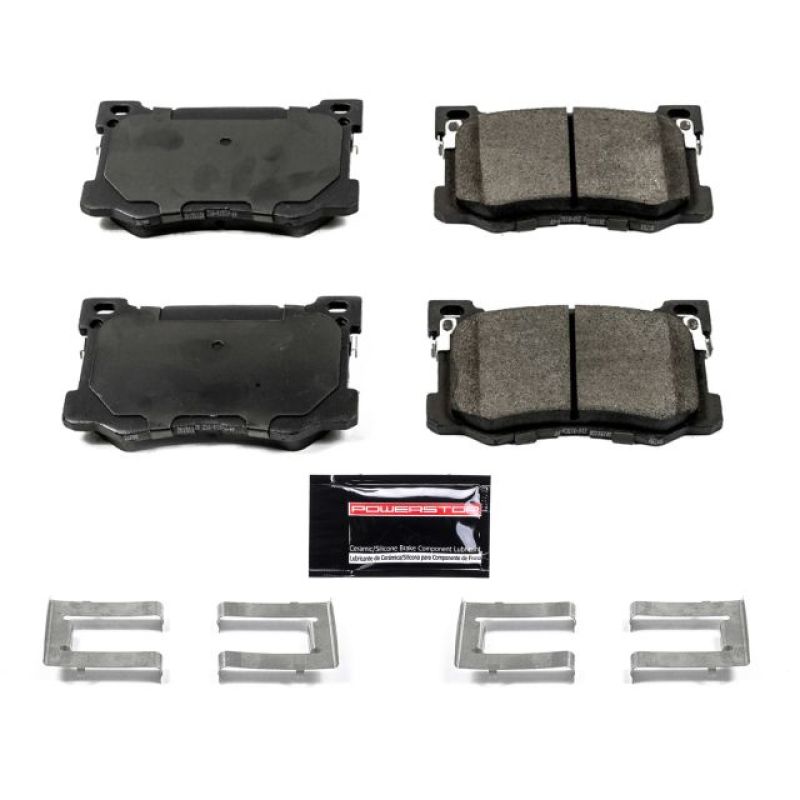 Power Stop 17-19 Genesis G80 Front Z23 Evolution Sport Brake Pads w/Hardware Brake Pads - Performance PowerStop