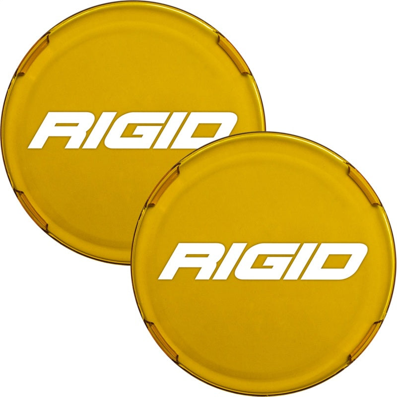 Rigid Industries 360-Series 6in Light Covers - Yellow (Pair) Light Bars & Cubes Rigid Industries