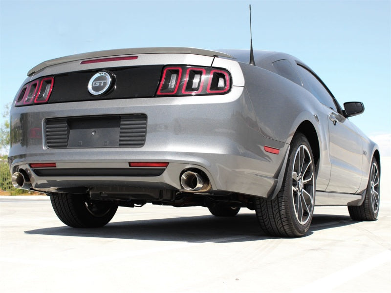 aFe MACHForce XP Exhaust 11-14 Ford Mustang GT V8-5.0L 3in. Stainless Steel Axle-Back w/Black Tips Axle Back aFe