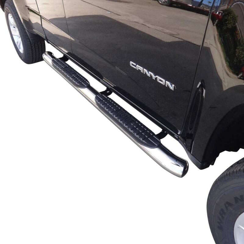 Westin 2015-2018 Chevrolet/GMC Colorado/Canyon Extended Cab PRO TRAXX 4 Oval Nerf Step Bars - SS Nerf Bars Westin