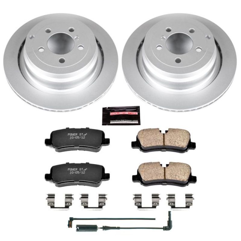 Power Stop 06-12 Land Rover Range Rover Rear Z23 Evolution Sport Coated Brake Kit Brake Kits - Performance D&S PowerStop