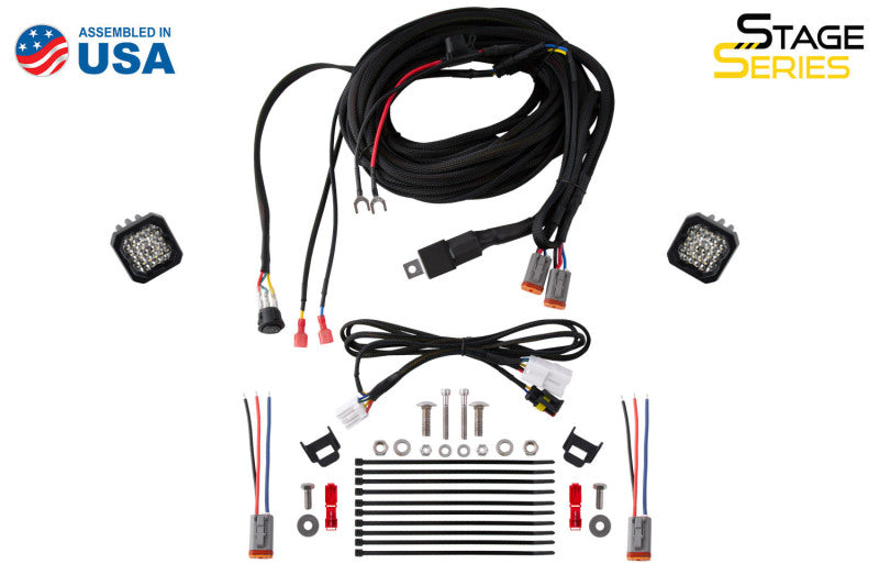 Diode Dynamics 10-21 Toyota 4Runner Stage Series Reverse Light Kit for C1 Pro Light Accessories and Wiring Diode Dynamics