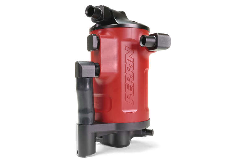 PERRIN 20-25 Subaru Outback XT & Legacy XT / 19-25 Ascent Air Oil Separator - Red Oil Separators Perrin Performance