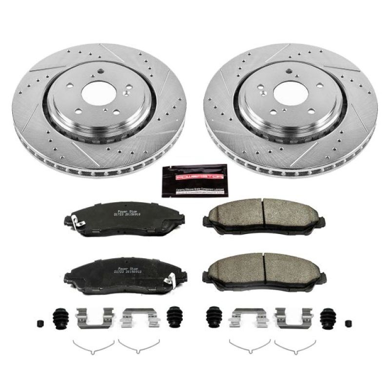 Power Stop 14-16 Acura MDX Front Z23 Evolution Sport Brake Kit Brake Kits - Performance D&S PowerStop