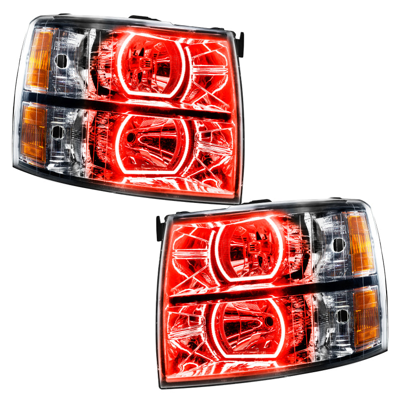 Oracle 07-13 Chevrolet Silverado SMD HL - Square - ColorSHIFT w/ BC1 Controller Headlights ORACLE Lighting