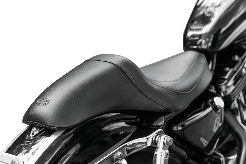 Mustang 82-03 Harley Sportster Fastback 1PC Seat - Black One-Piece Motorcycle Seats Mustang Motorcycle