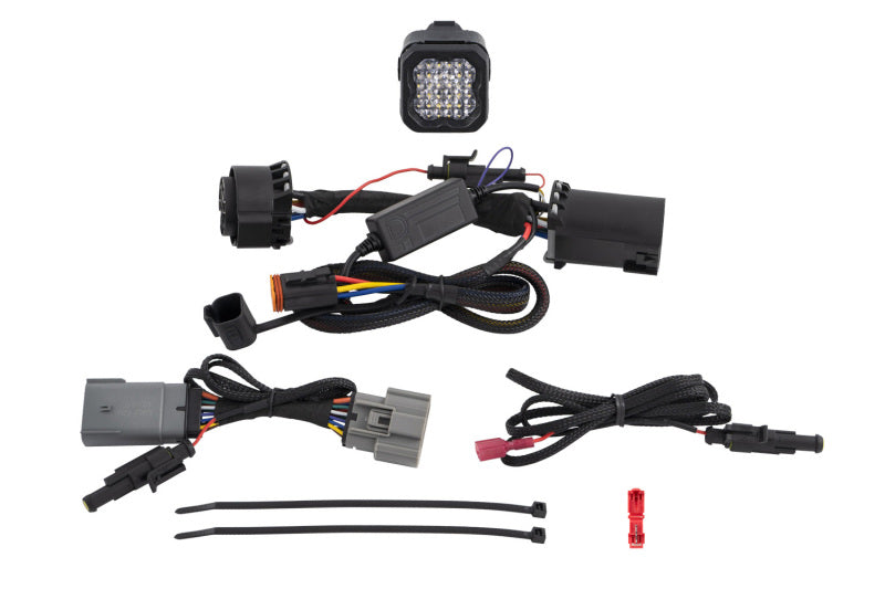 Diode Dynamics Hitch Mount LED Pod Reverse Kit for Ford F-150 15-20 C1R Light Accessories and Wiring Diode Dynamics