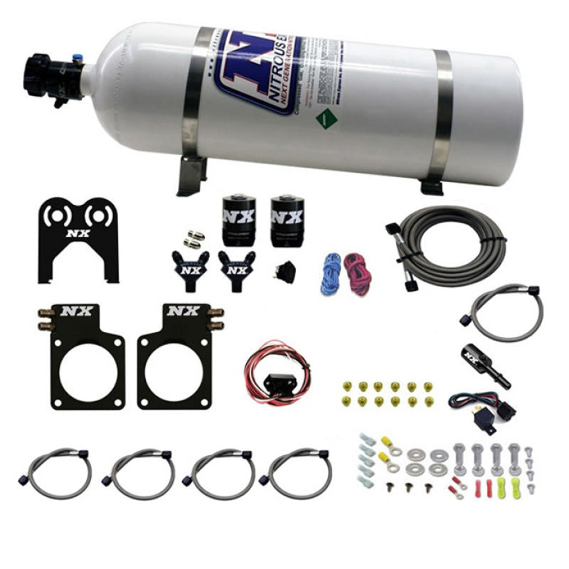 Nitrous Express Nissan GT-R Nitrous Plate Kit (35-300HP) w/15lb Bottle Nitrous Systems Nitrous Express