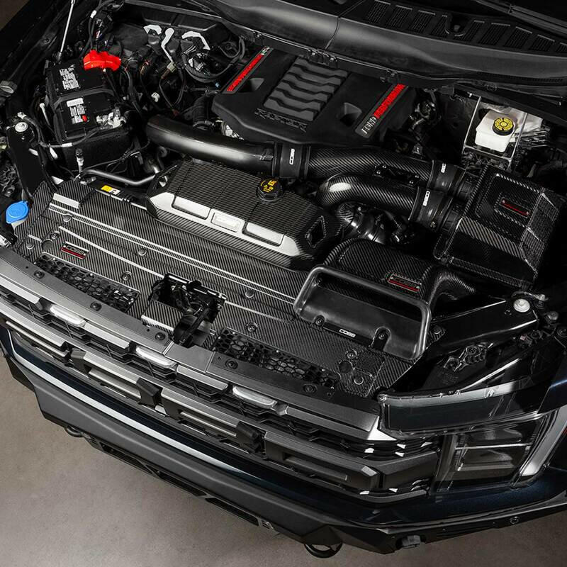 Cobb 21-23 Ford F-150 Ecoboost 3.5/2.7 Raptor/Tremor/Limited Redline Carbon Fiber Radiator Shroud Radiator Shrouds COBB