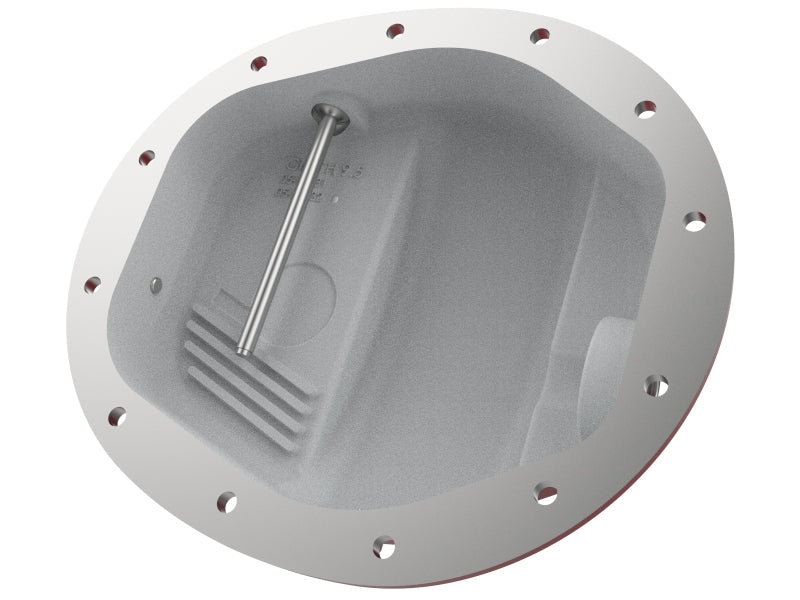 aFe Pro Series GMCH 9.5 Rear Diff Cover Red w/ Machined Fins 19-20 GM Silverado/Sierra 1500 Diff Covers aFe
