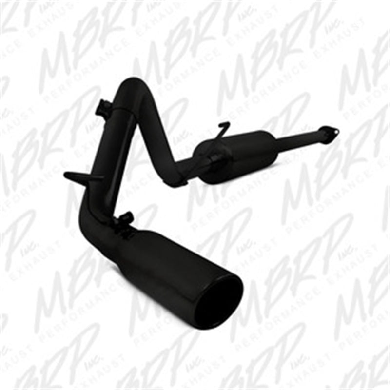 MBRP 09-14 Toyota Tacoma 4.0L EC/CC Cat-Back Single Exit AL - Black Catback MBRP