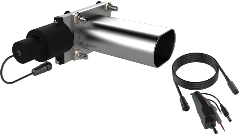 QTP Bolt-On QTEC Low Profile Oval Electric Cutout Valve Exhaust Cutouts QTP