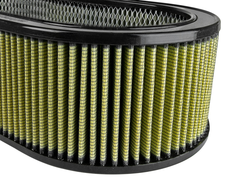 aFe MagnumFLOW Air Filters Round Racing PG7 A/F PG7 Oval Filter (18.13 x 7.25 x 6.0 w/EM) Air Filters - Universal Fit aFe
